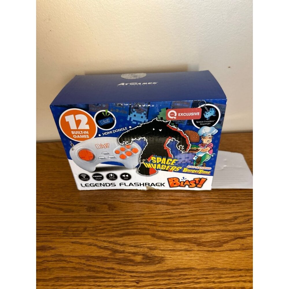 Bandai Namco  Flashback Blast TV Game Space Invaders & 11Other damaged box
